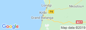 Kribi map